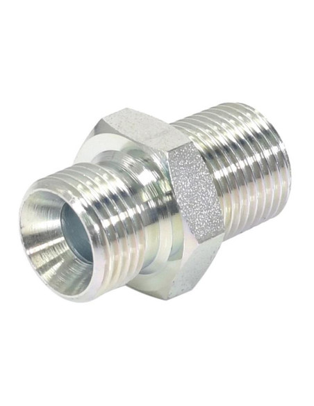 Adaptador de manguera - BSP paralelo macho a BSPT macho cónico 1/2'' - 1/2''