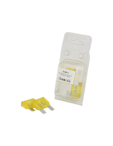 Maxi Fusible 20 Amperios Amarillo x 2 pzas....