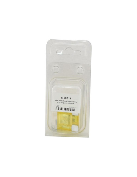 Maxi Fusible 20 Amperios Amarillo x 2 pzas. Blister