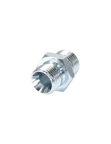 Adaptador hidráulico BSP de macho a macho. 1/2'' - 1/2''