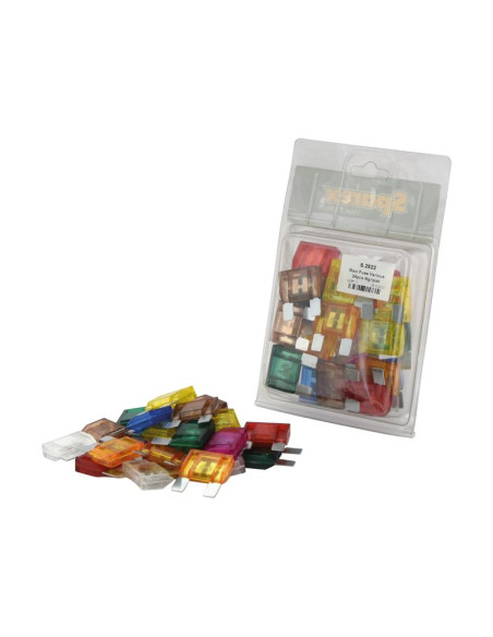 Maxi Fusible 20, 30, 40, 50, 60, 70, 80, 100 Amperios Surtido x 24 pzas. Caja