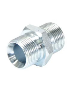 Adaptador hidráulico BSP de macho a macho. 3/4'' - 3/4''