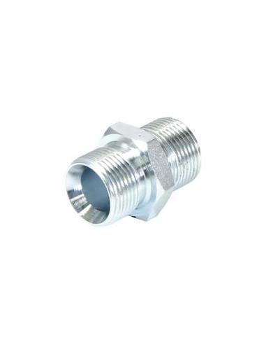 Adaptador hidráulico BSP de macho a macho. 3/4'' - 3/4''