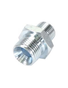 Adaptador hidráulico BSP de macho a macho. 3/8'' - 1/2''