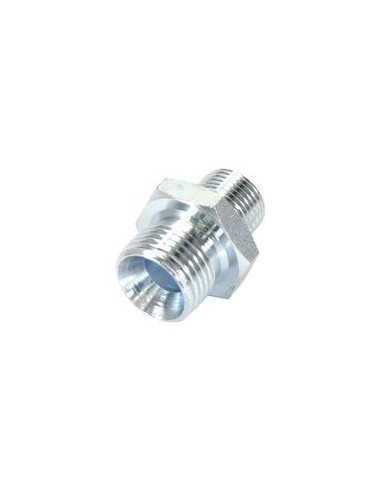 Adaptador hidráulico BSP de macho a macho. 3/8'' - 1/2''