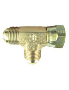 ADAPTADOR JIC ''T'' 3/4'' MACHO/HEMBRA/MACHO