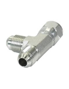 ADAPTADOR JIC ''T'' 9/16'' MACHO/HEMBRA/MACHO