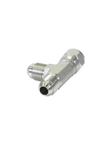 ADAPTADOR JIC ''T'' 9/16'' MACHO/HEMBRA/MACHO