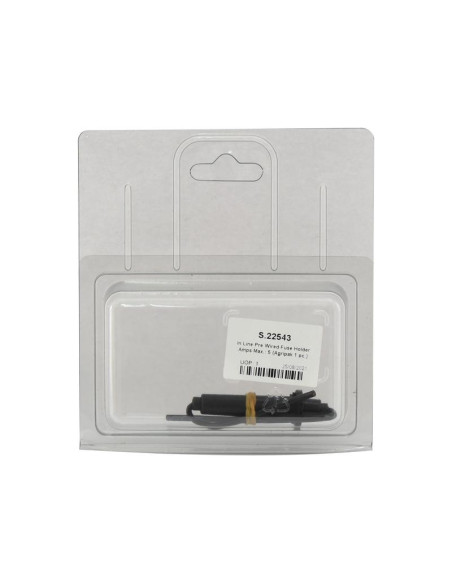 Portafusibles Amperios máx.: 5.0 (Blister 1 pza.)