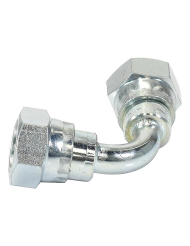 ADPT 3/8''BSP 90*SWEPT F-F