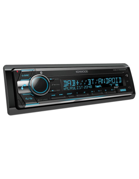 Radio - DAB | Bluetooth | Android | iPod-iPhone | Spotify App | Dual USB | CD | Receiver (KDCX7200DAB)