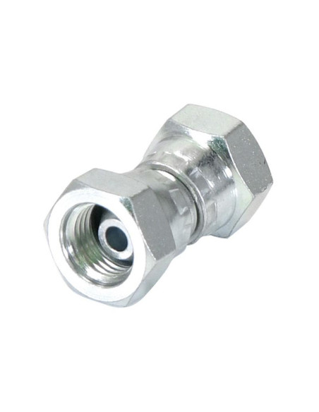 UNION HEM./HEM. 1/4X1/4''HIDRAU