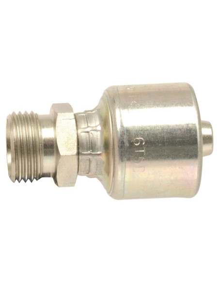 Gates métrica 24° Conexión Manguito 3/8'' x M18 x 1.50 Macho Recta