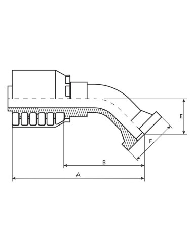 Parker Brida 3/4'' x 1'' Brida Acoplamiento...