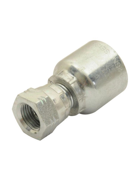 Parker BSP 60° Conexión Manguito 3/8'' x 1/4'' x 19'' Hembra Straight Swivel