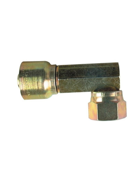 Parker BSP Conexión Manguito 3/8'' x 3/8'' x 19'' Hembra Acoplamiento Hidráulico Compacto 90º