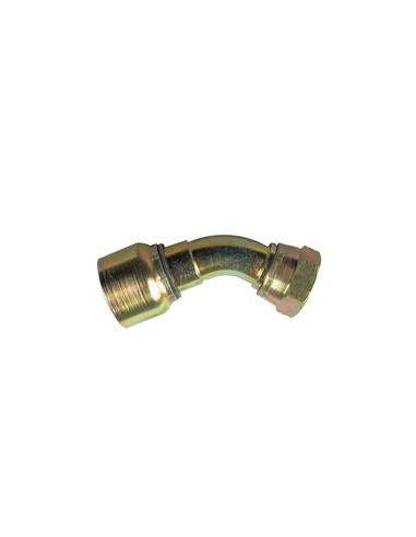Parker BSP Conexión Manguito 5/8'' x 3/4'' x 14'' Hembra Acoplamiento Hidráulico Curvo 135º