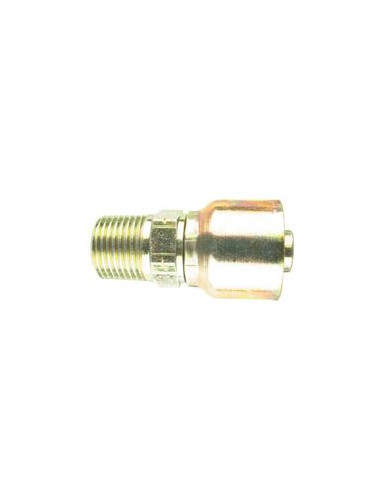 Parker BSPT Conexión Manguito 3/8'' x 3/8'' x 19'' Macho Straight Taper