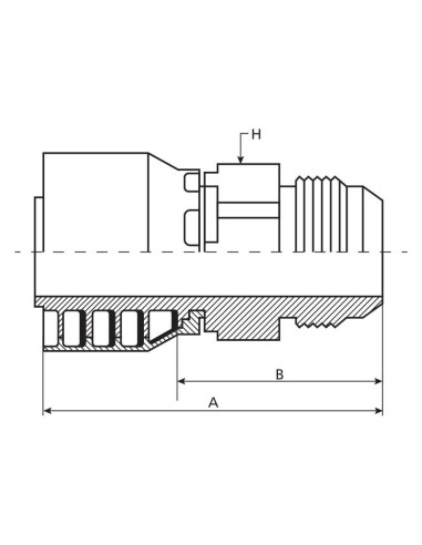 Parker JIC 37° Conexión Manguito 3/4'' x 1...