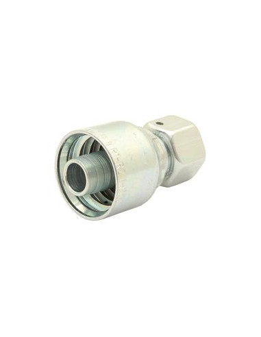 Parker métrica Conexión Manguito 1/2'' x M18 x 1.50 Hembra Straight Swivel Light Series