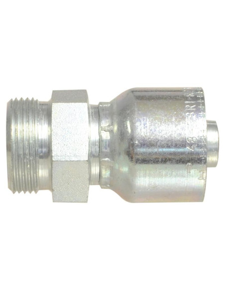 Parker métrica Conexión Manguito 1/2'' x M26 x 1.50 (18L) Macho Straight Light Series