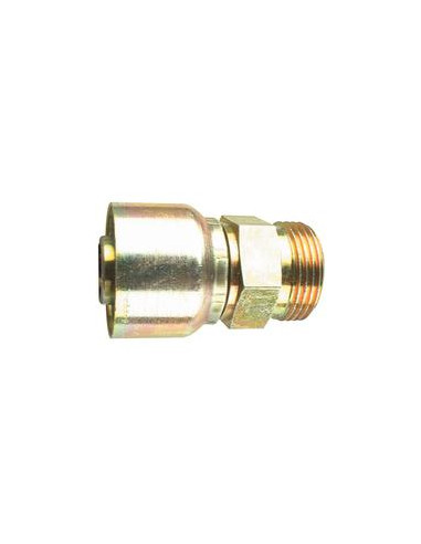 Parker métrica Conexión Manguito 1/4'' x M12 x 1.50 Macho Straight Light Series