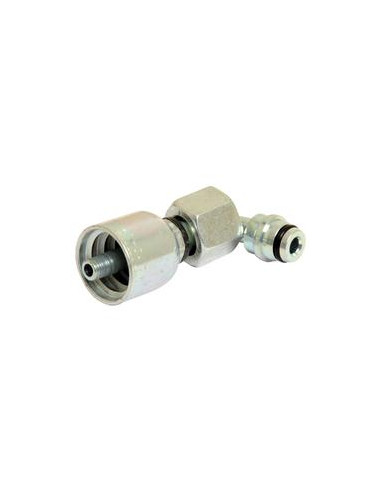 Parker métrica Conexión Manguito 1/4'' x M16 x 1.50 Macho Acoplamiento Hidráulico 90º Serie Ligera