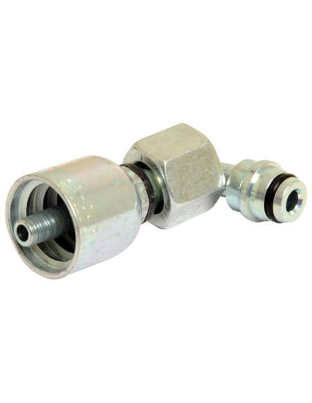 Parker métrica Conexión Manguito 1/4'' x M16 x 1.50 Macho Acoplamiento Hidráulico 90º Serie Ligera