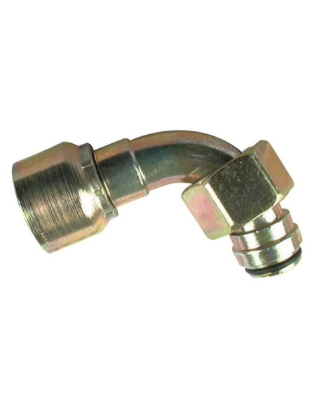 Parker métrica Conexión Manguito 1/4'' x M18 x 1.50 Hembra Acoplamiento Hidráulico 90º Serie Ligera