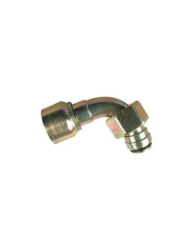 Parker métrica Conexión Manguito 1/4'' x M18 x 1.50 Hembra Acoplamiento Hidráulico 90º Serie Reforzada