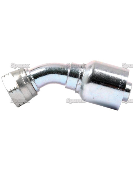 Parker ORFS 37° Conexión Manguito 3/4'' x 1 5/16'' x 12'' Hembra Acoplamiento Hidráulico Curvo 135º