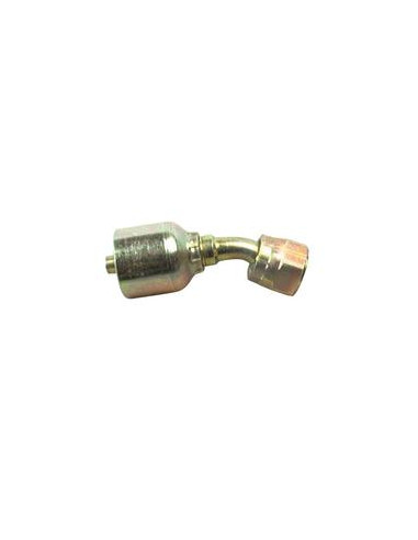 Parker ORFS Conexión Manguito 1/4'' x 9/16'' x 18'' Hembra Acoplamiento Hidráulico Curvo 135º