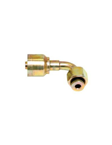 Parker ORFS Conexión Manguito 3/4'' x 1 3/16'' x 12'' Hembra Acoplamiento Hidráulico Curvo 90º (Largo)