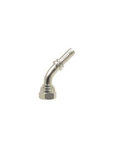 Dicsa BSP 60° Conexión Manguito 1/2'' x 5/8'' Rosca Hembra Acoplamiento Hidráulico Curvo 135º