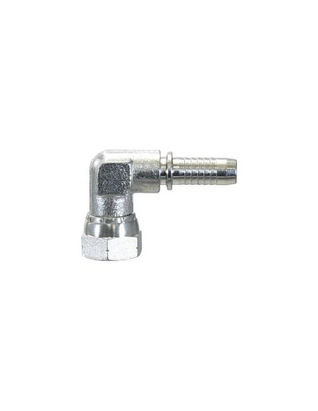 Dicsa BSP 60° Inserto de manguera 1/2'' x 1/2'' Rosca Hembra Acoplamiento Hidráulico Compacto 90º