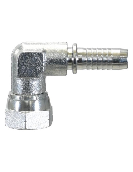 Dicsa BSP 60° Inserto de manguera 1/2'' x 1/2'' Rosca Hembra Acoplamiento Hidráulico Compacto 90º