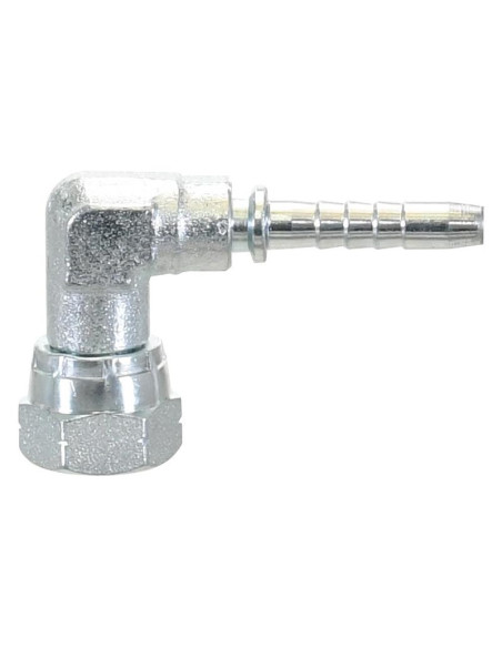 Dicsa BSP 60° Inserto de manguera 1/4'' x 1/4'' Rosca Hembra Acoplamiento Hidráulico Compacto 90º