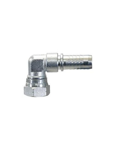 Dicsa BSP 60° Inserto de manguera 3/4'' x 3/4'' Rosca Hembra Acoplamiento Hidráulico Compacto 90º