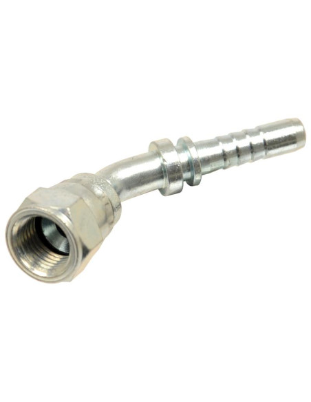 Dicsa JIC 37° Conexión Manguito 1/4'' x 9/16'' Rosca Hembra Acoplamiento Hidráulico Curvo 135º