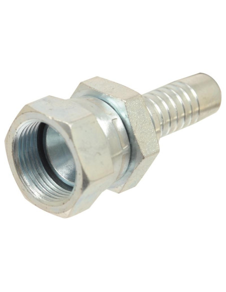 Dicsa métrica (Komatsu) 60° Conexión Manguito 5/8'' x M24 x 1.5 Rosca Hembra Straight Swivel