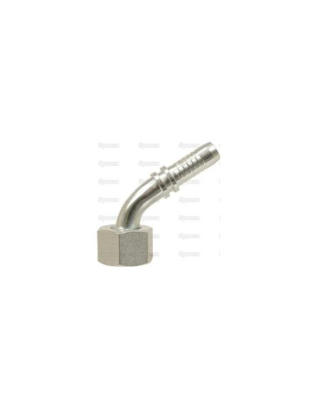 Dicsa métrica 24° Conexión Manguito 1/4'' x M16 x 1.5 (10L) 135° Swept Swivel With O-Ring