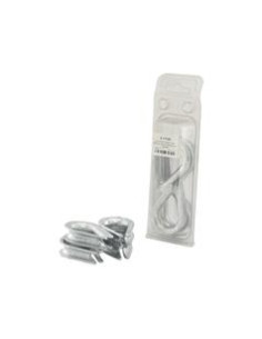 Guardacabo, Ø cable10mm x 64mm (4 pzas. Blister)