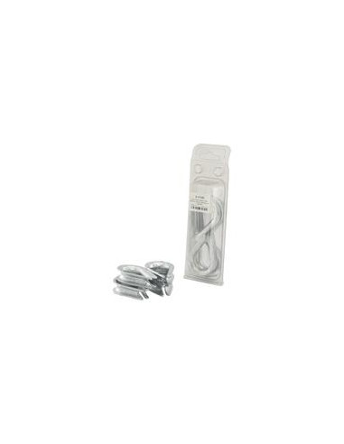 Guardacabo, Ø cable10mm x 64mm (4 pzas. Blister)