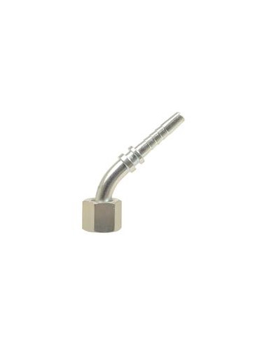 Dicsa métrica 24°/60° Conexión Manguito 1/4'' x M14 x 1.5 (8L) Acoplamiento Hidráulico Curvo 135º