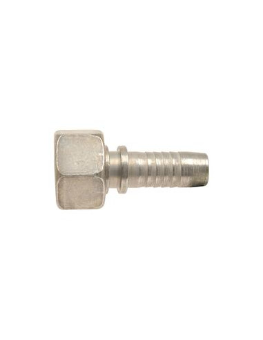 Dicsa métrica 24°/60° Conexión Manguito 1/4'' x M14 x 1.5 (8L) Rosca Hembra Straight Swivel