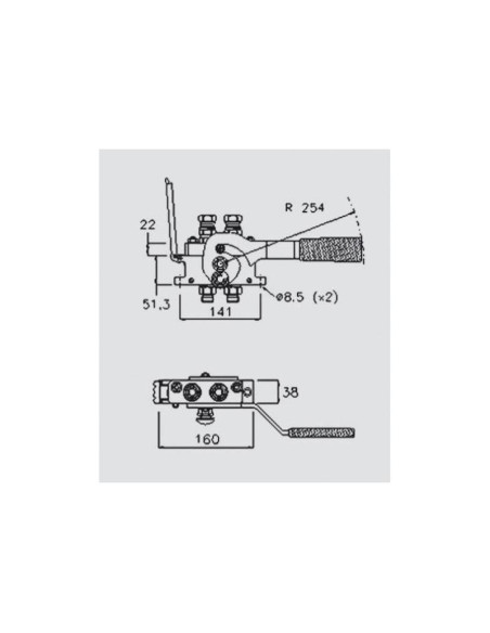 Concector Hidraulico - Rosca Hembra - x 1/2'' BSP - 2PB06 Serie