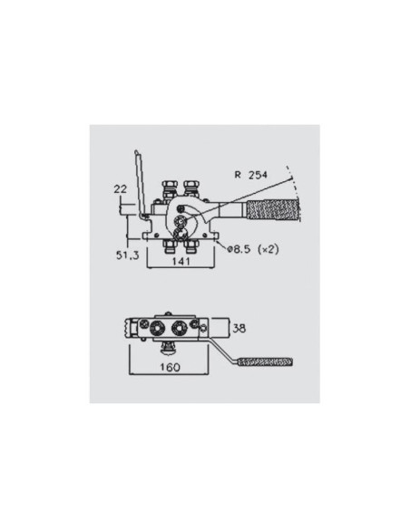 Concector Hidraulico - Rosca Hembra - x 1/2'' BSP - 2PB06 Serie