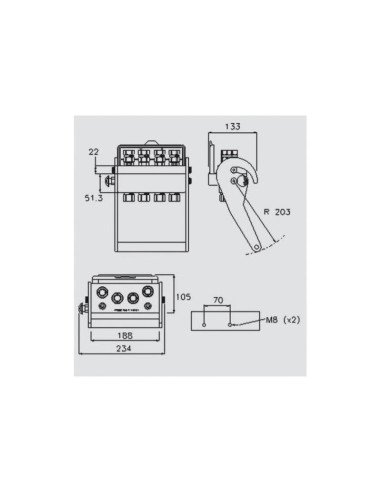 Concector Hidraulico - Macho - x M22 x 1.50''...