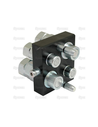 Concector Hidraulico - Rosca Hembra - x 1/2 &...