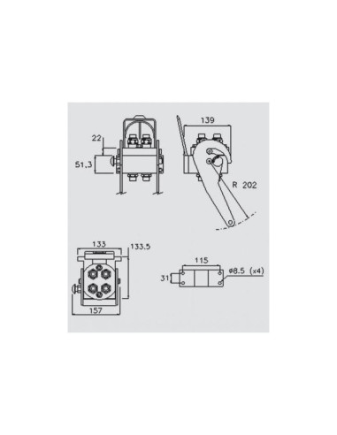 Concector Hidraulico - Rosca Hembra - x 1/2''...